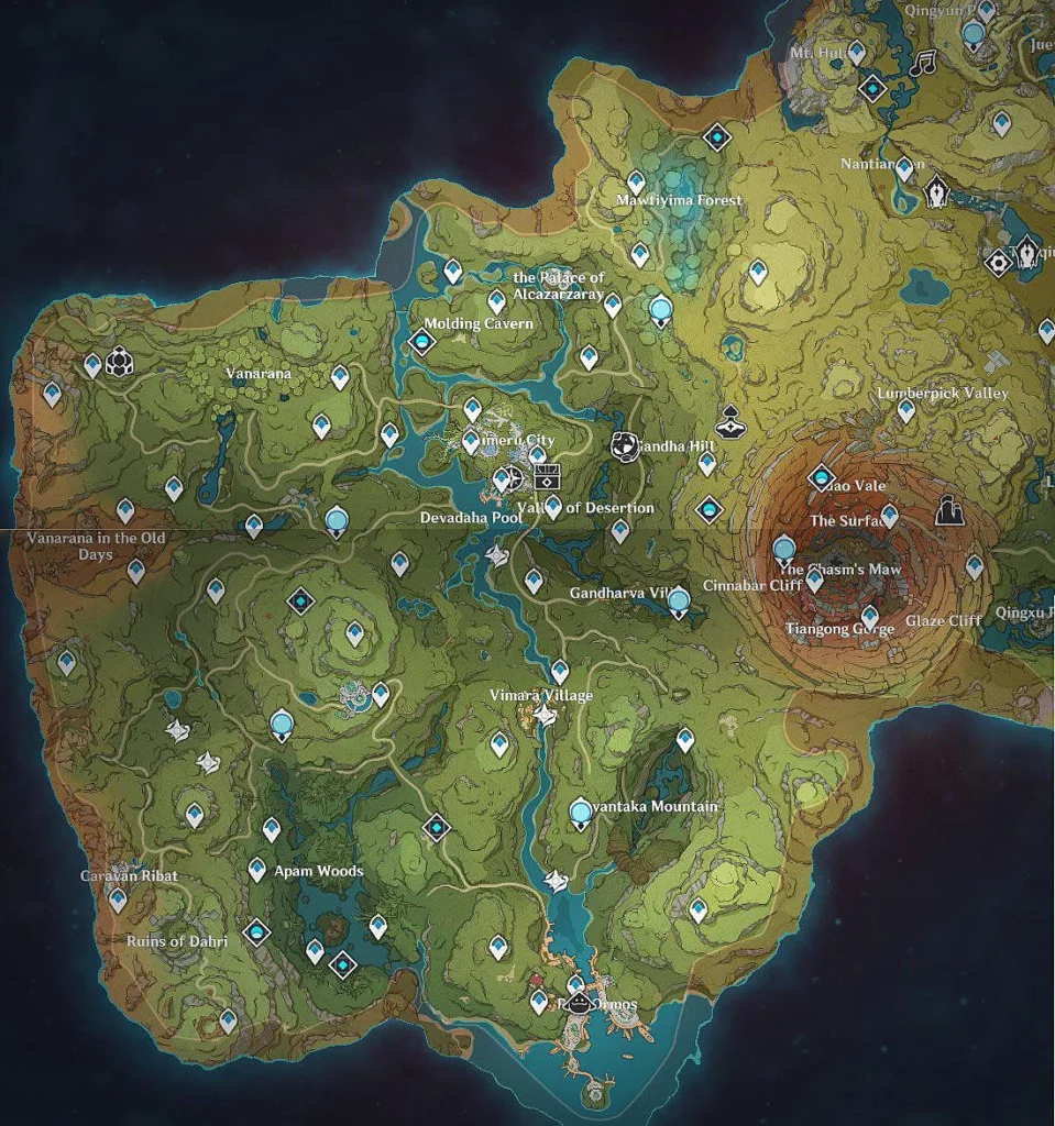 Cara Menguasai Map Genshin Impact untuk Farming Efficient
